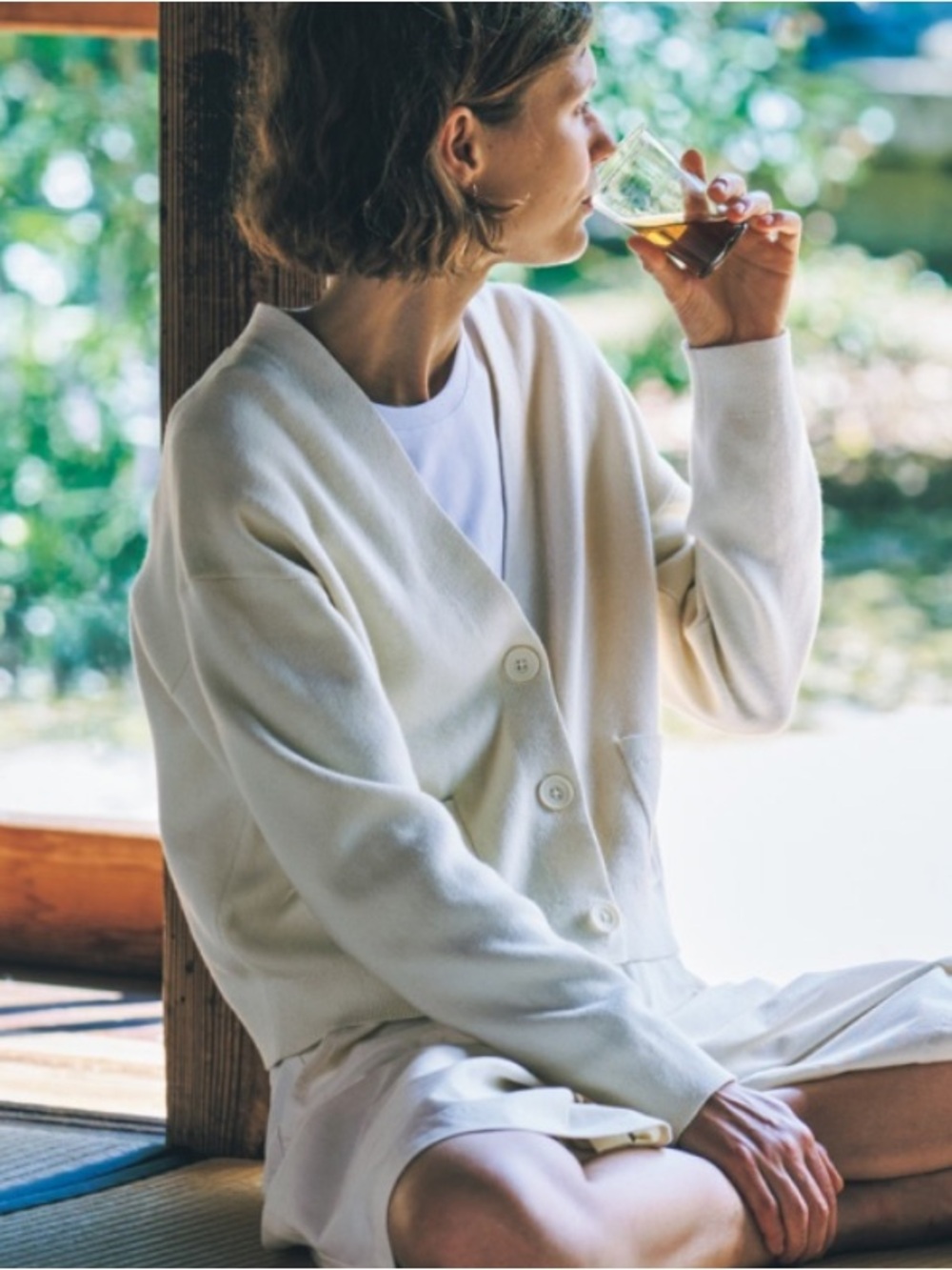 🆕 Uniqlo Smooth Cotton V-Neck Cardigan
